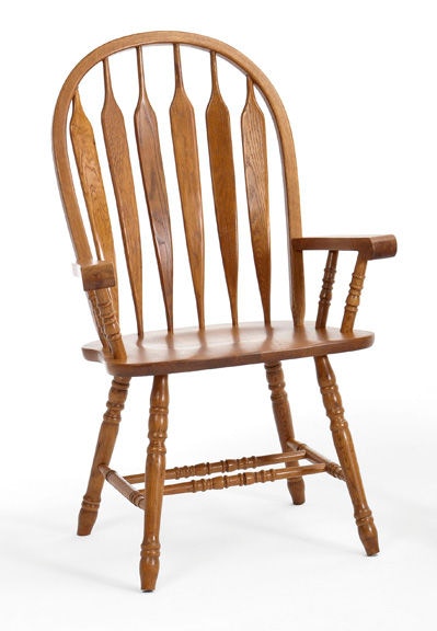 アンティークチェア　無垢　椅子　stick back chair-oak For Sale: Irish(ish) Stick Chair in European Oak - Lost Art